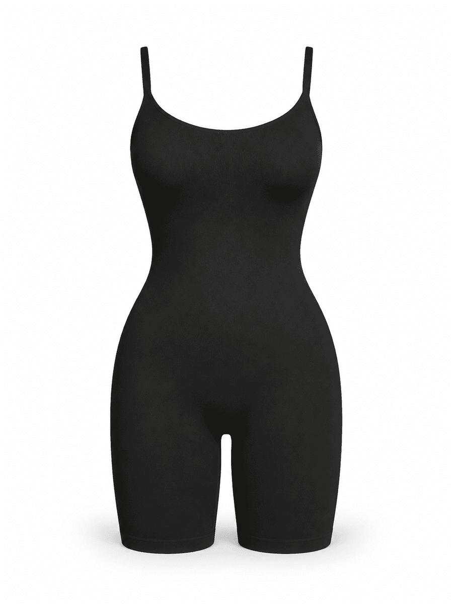 Open-Back Mid-Thigh Bodysuit | SculptFrame – Sugar + Spicy