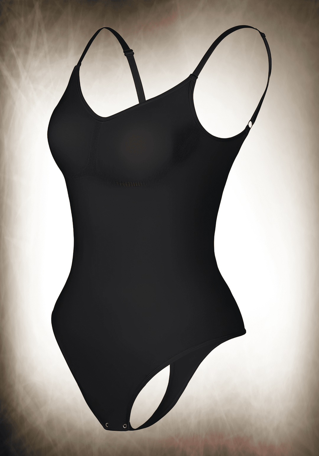 Cover-Breast Open-Back Bodysuit