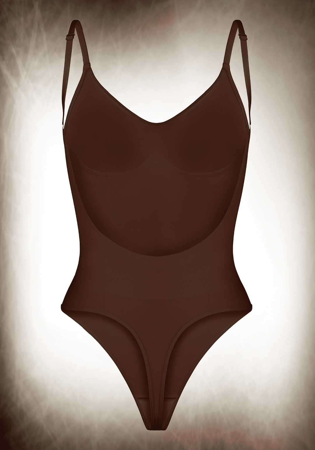 Cover-Breast Open-Back Bodysuit