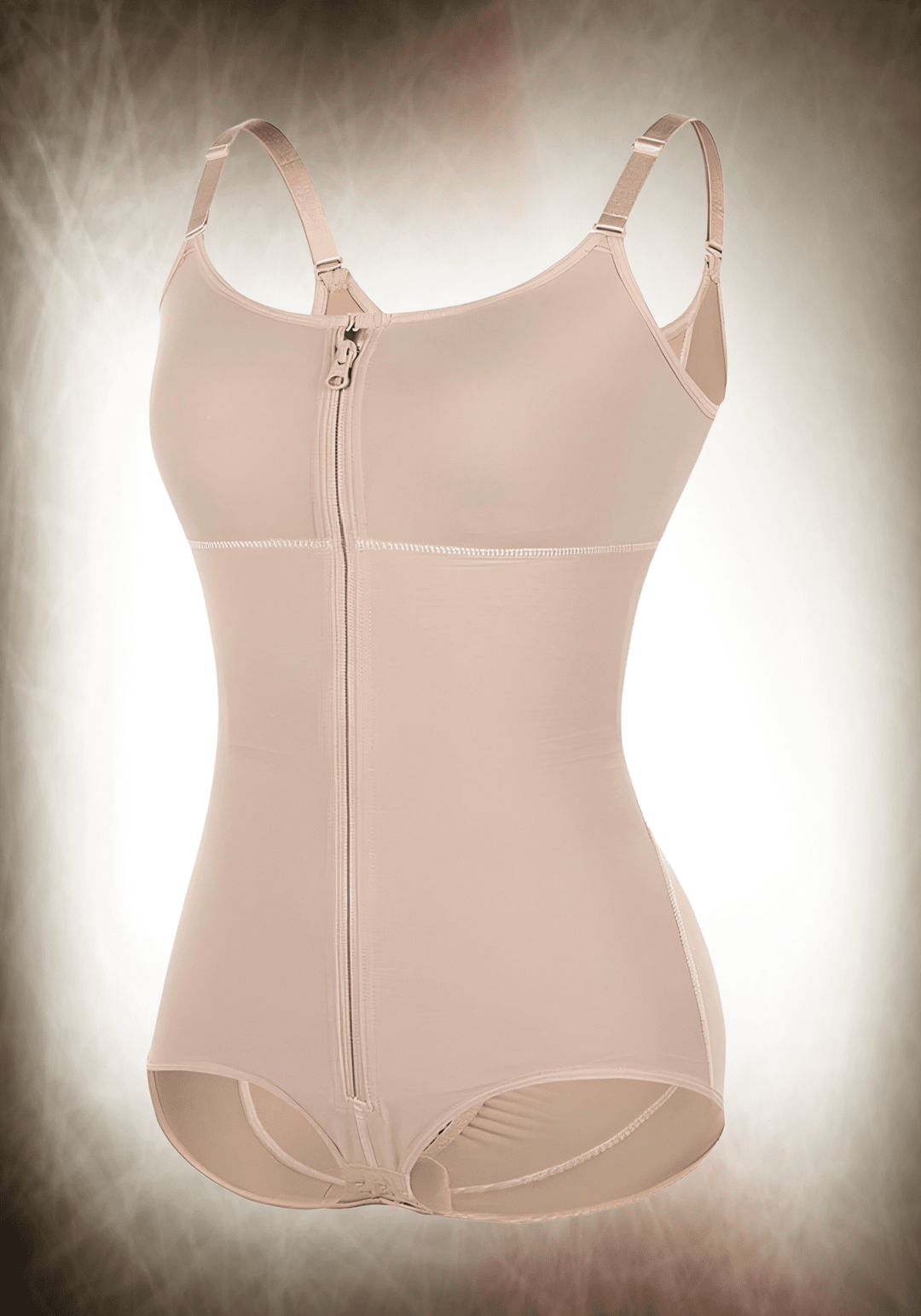 Front-zipper Shaper Bodysuit