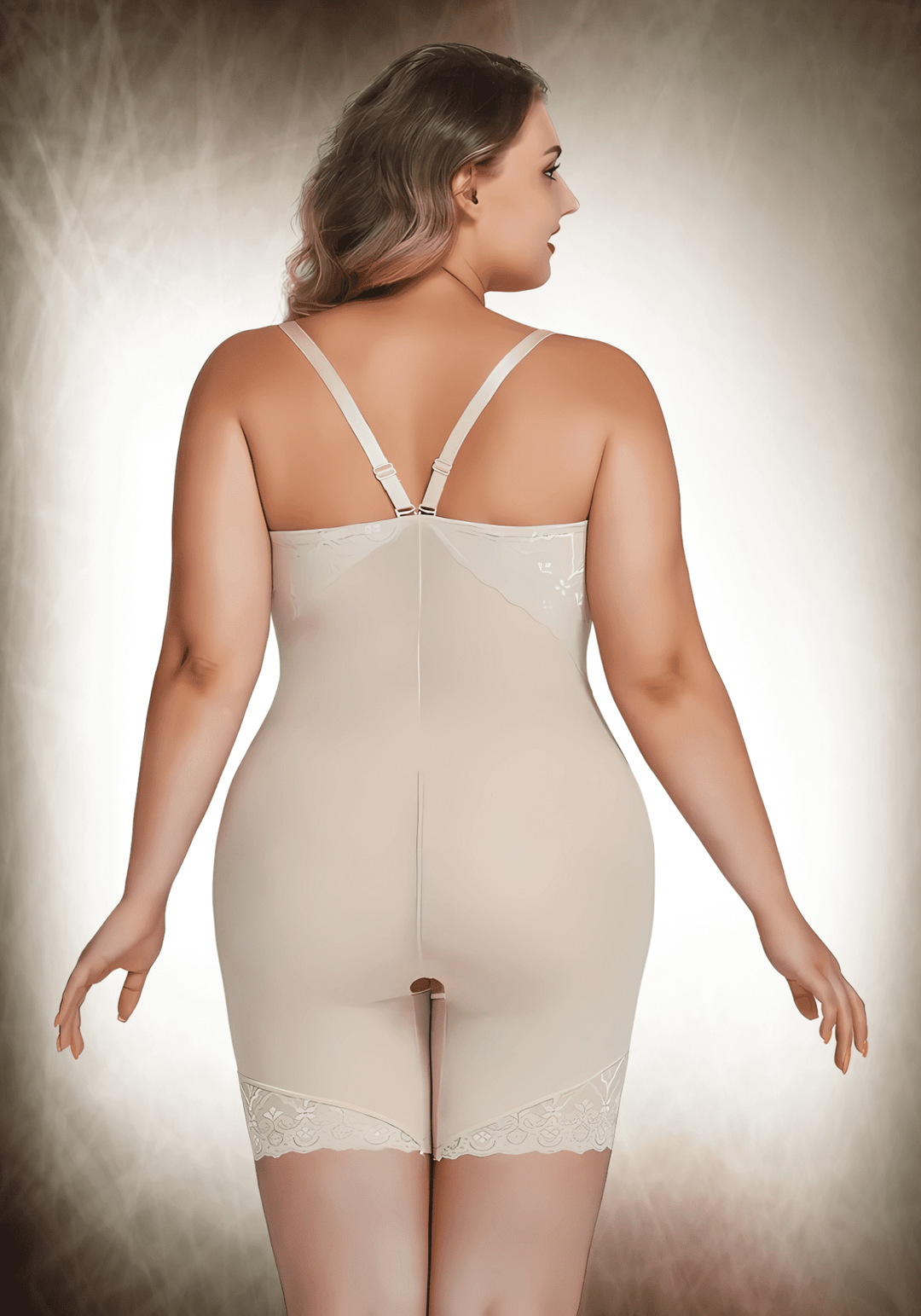 Tummy Control Removable Straps Body Shaper
