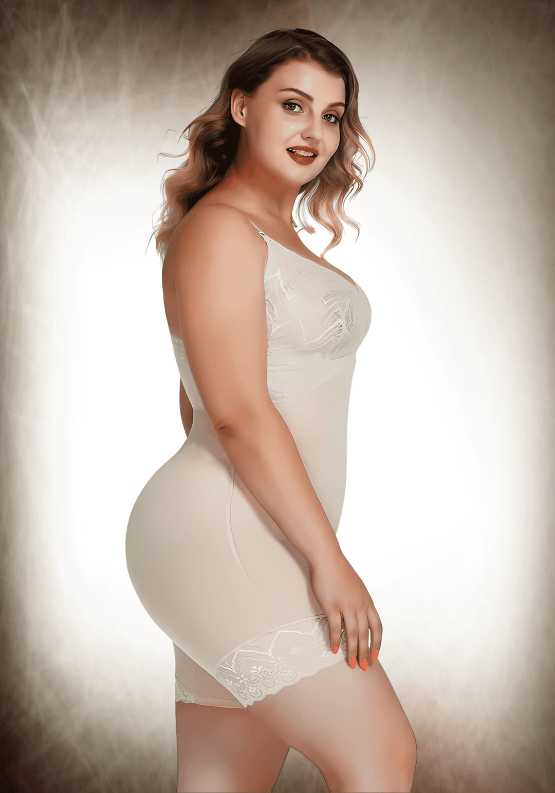 Tummy Control Removable Straps Body Shaper