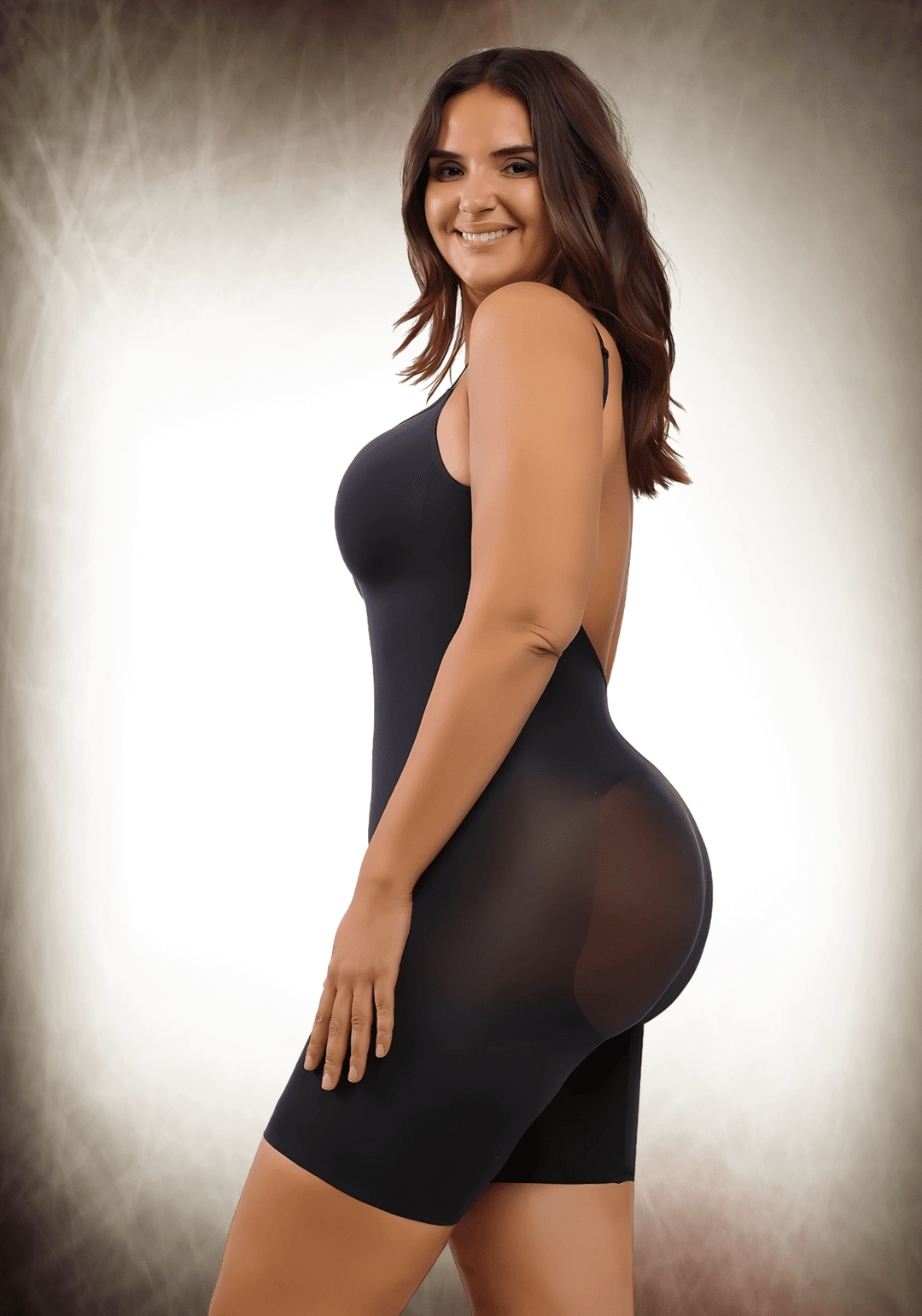 Seamless Covered Open-Back Sculptwear