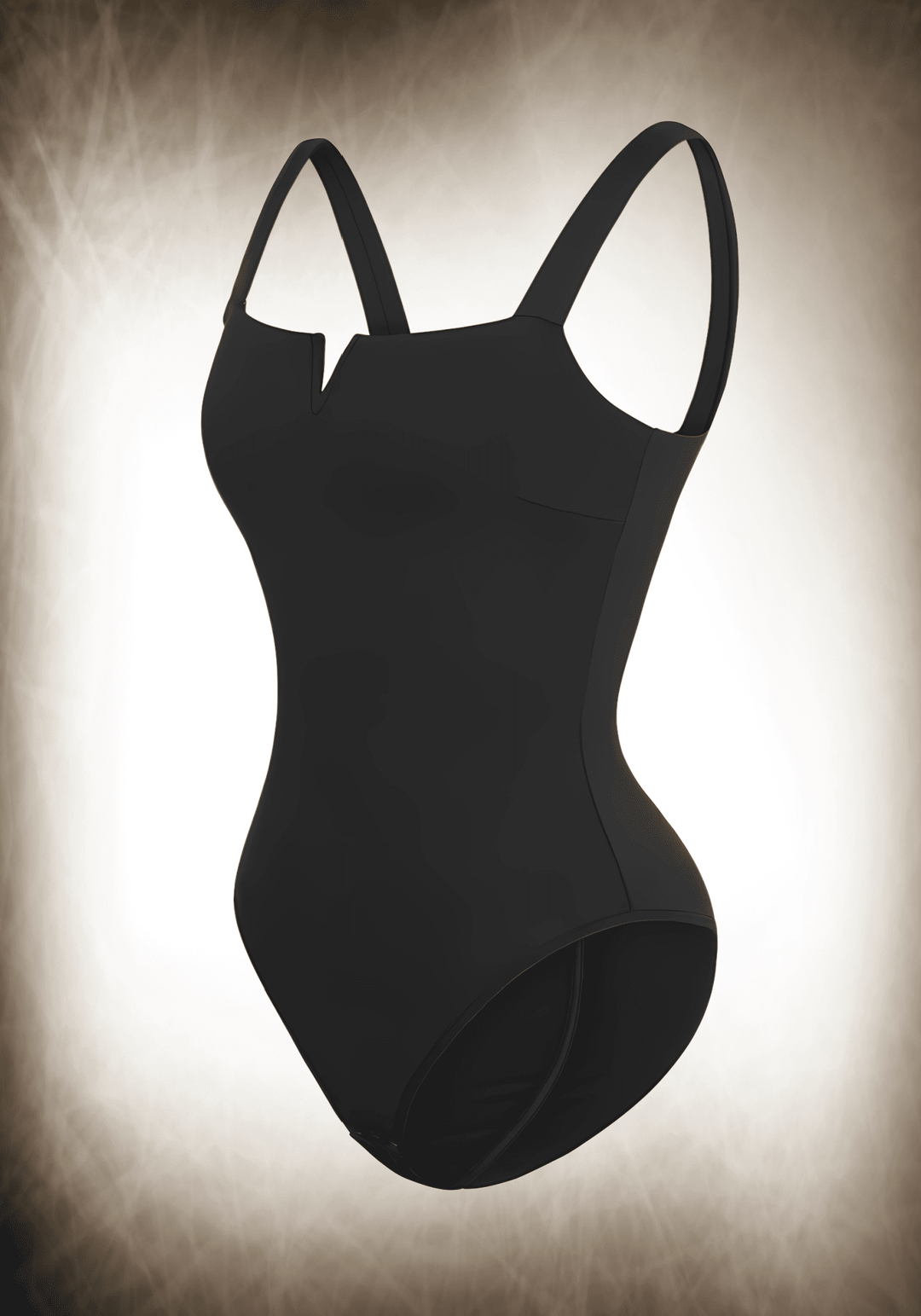 Square Collar Sculpt Bodysuit