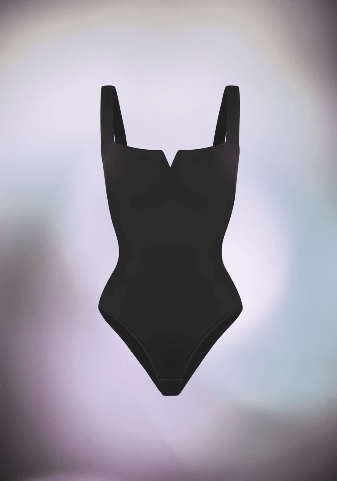 Square Collar Sculpt Bodysuit