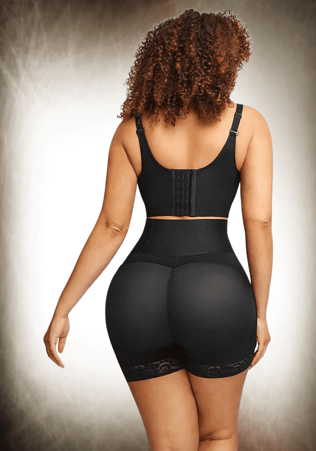 High-waisted Mid-thigh Shaper Shorts