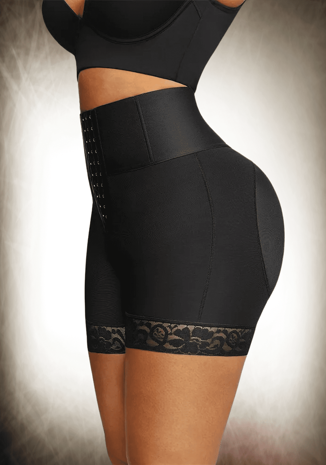 High-waisted Mid-thigh Shaper Shorts