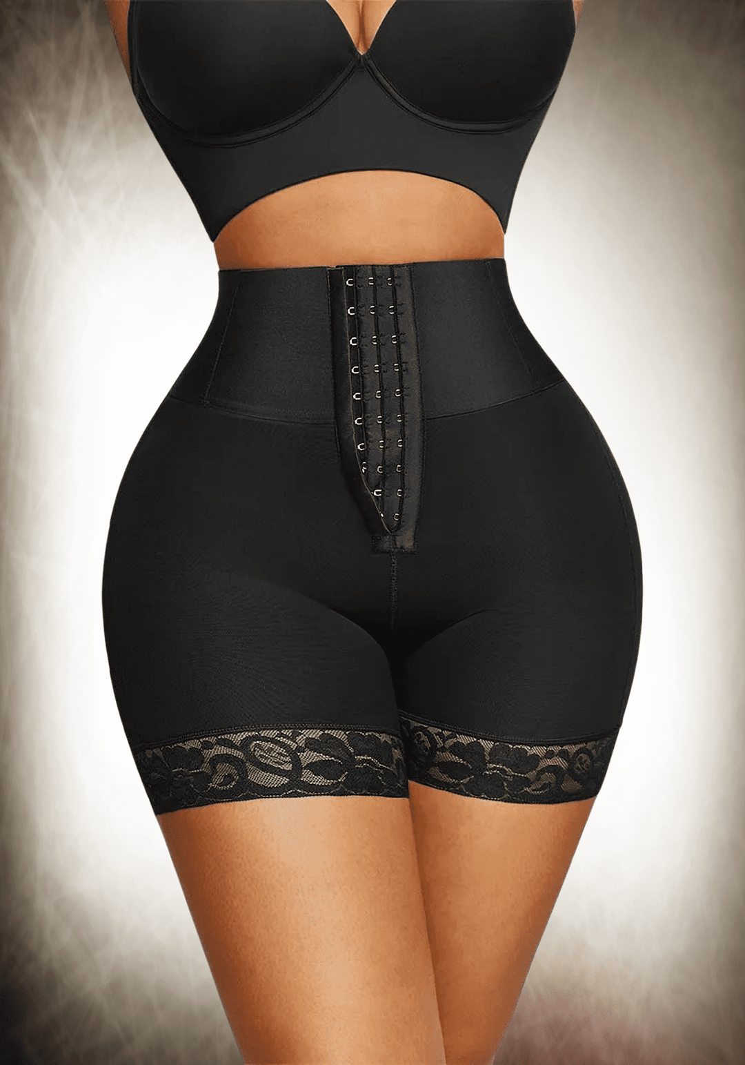 High-waisted Mid-thigh Shaper Shorts