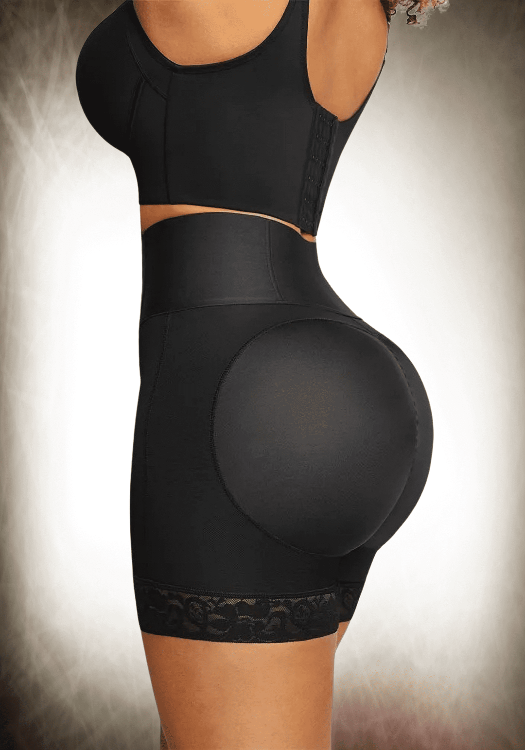 High-waisted Mid-thigh Shaper Shorts