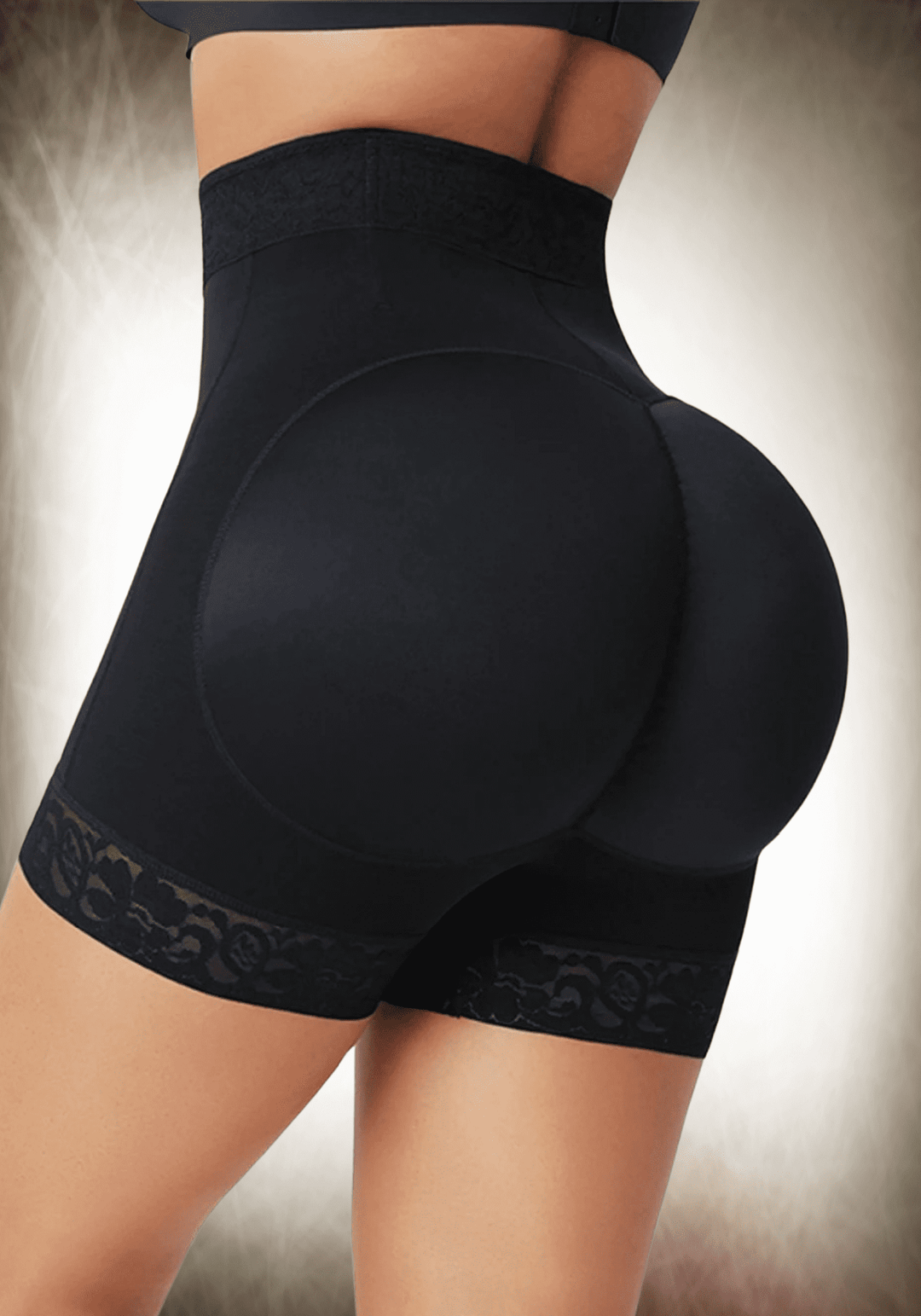 Zip-front High-waisted Shorts