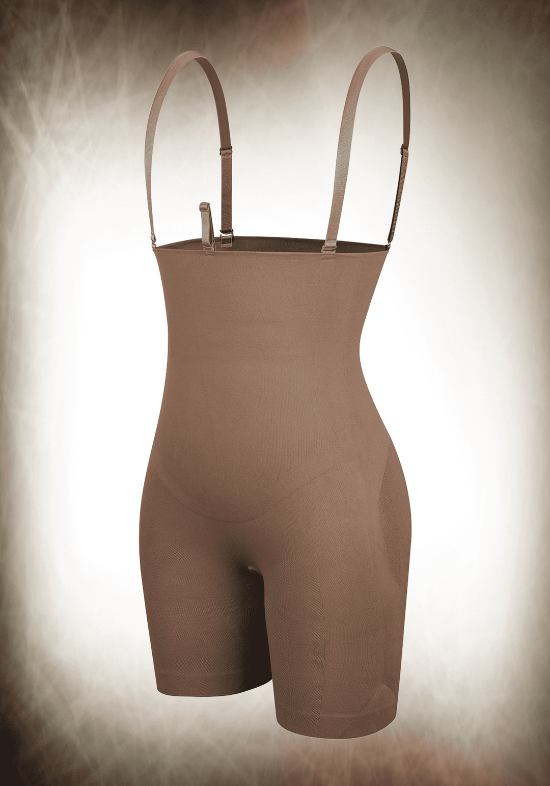 High-waisted Sculpt Bodysuit w/ Bra Clips Tight Fit