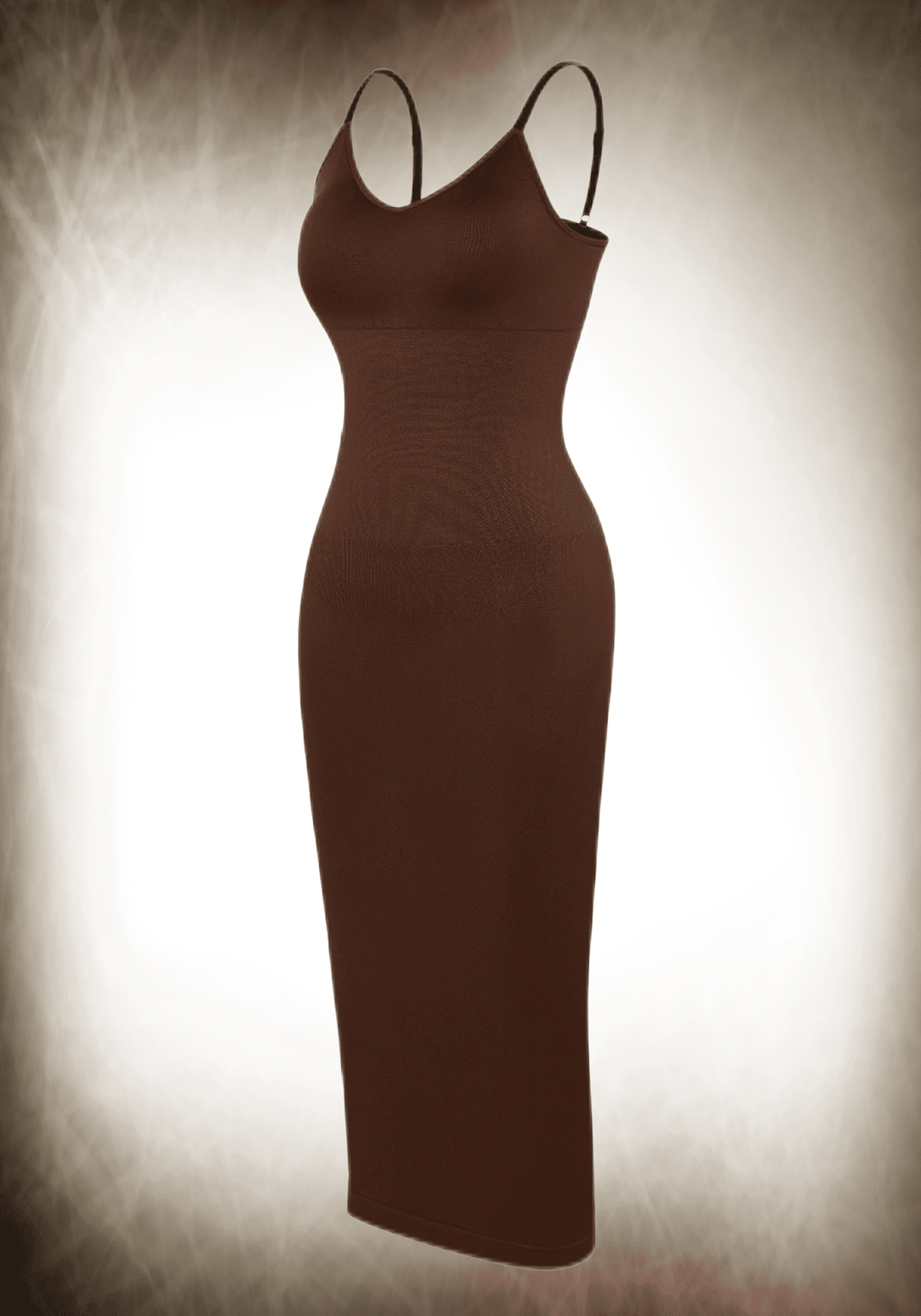 V-neck Maxi Shapewear Dress