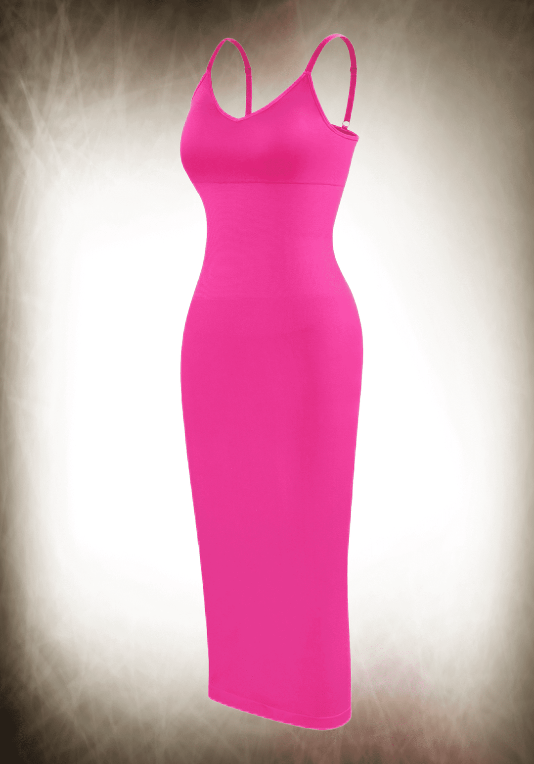 V-neck Maxi Shapewear Dress
