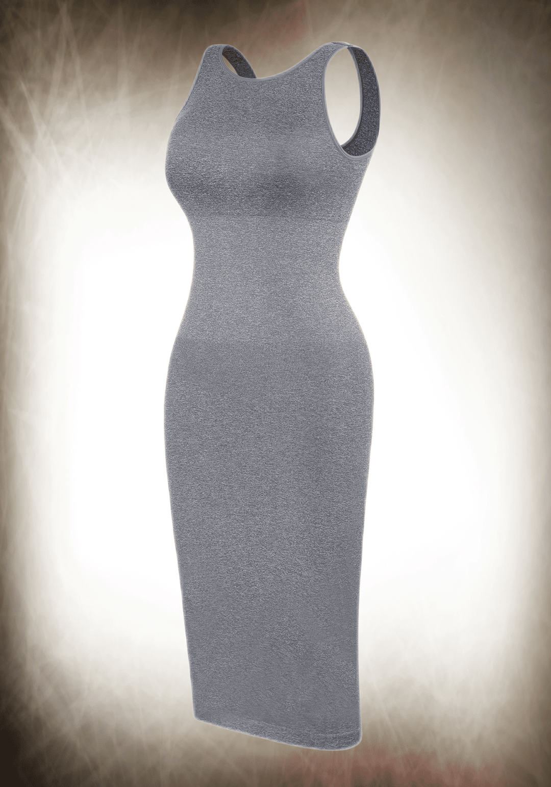 U-open-back Control Body Dress