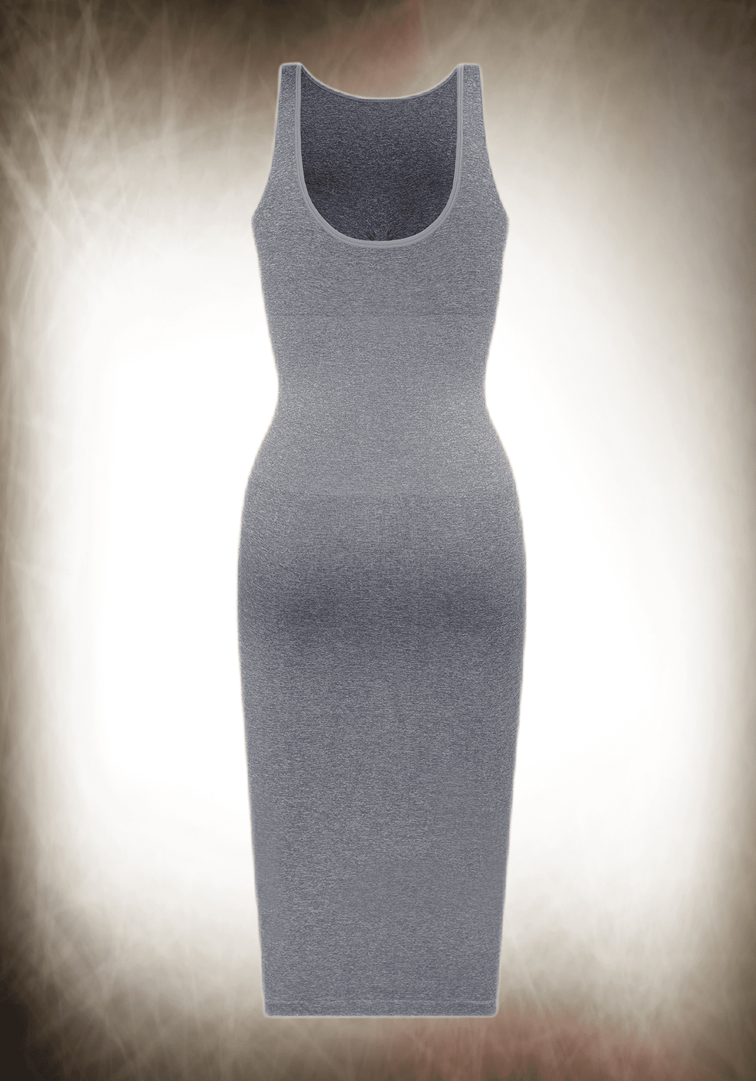 U-open-back Control Body Dress