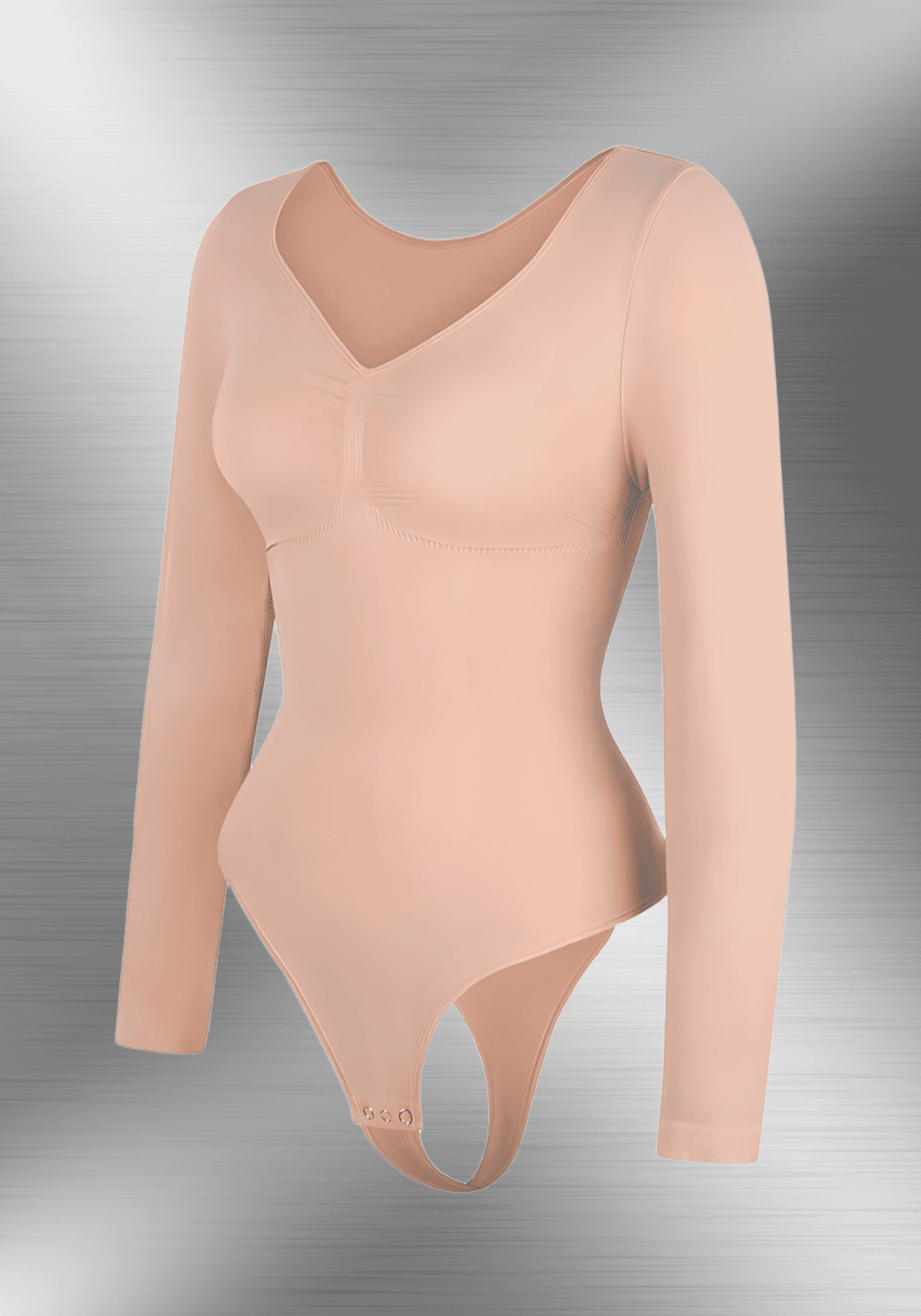 Long Sleeve Sculpting Silhouette Bodysuit