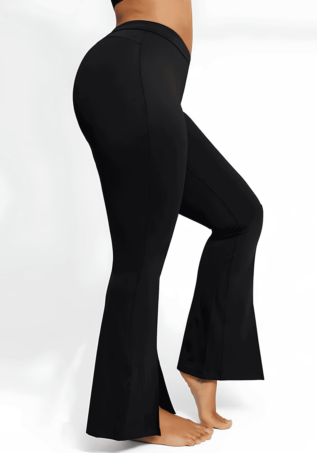 High-Waisted Front Slit Leggings