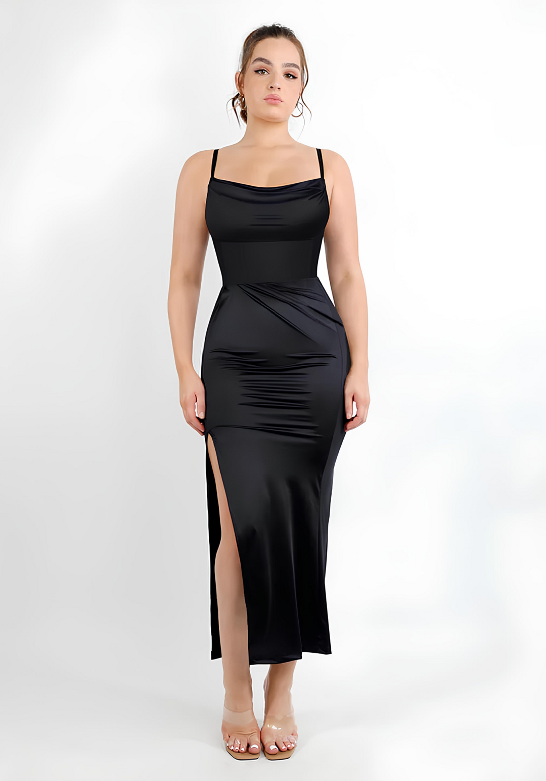Corset Bodysuit Pleated Skirt Two-Piece Set