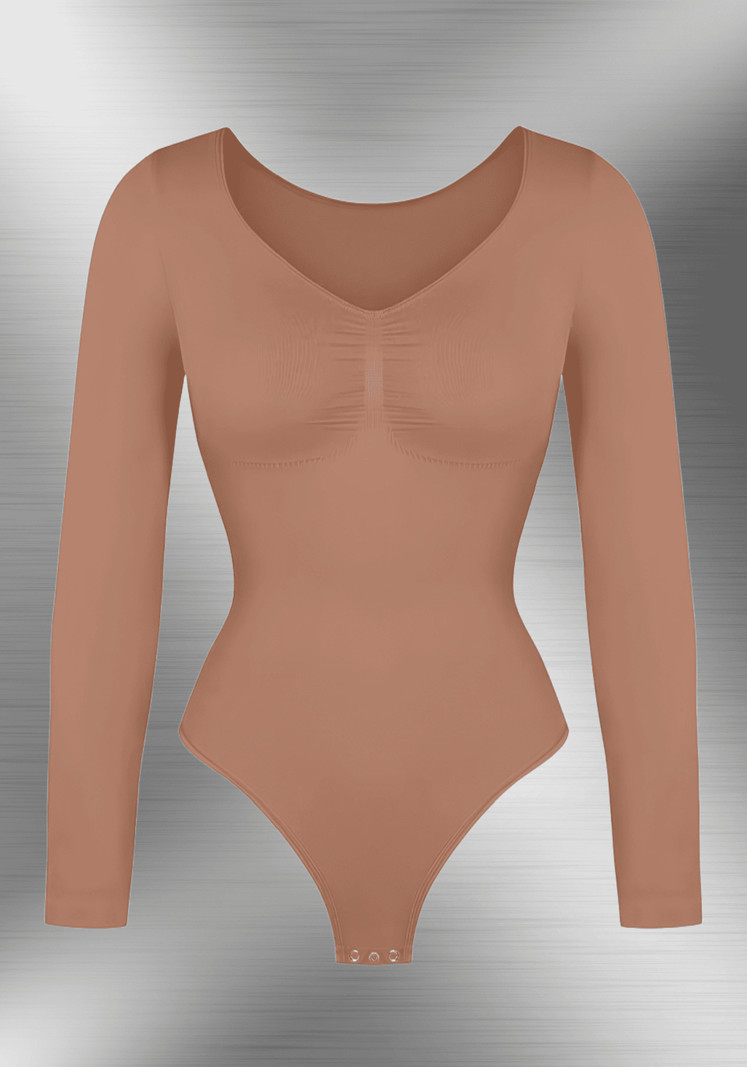 Long Sleeve Sculpting Silhouette Bodysuit