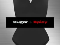 Square Collar Sculpt Bodysuit