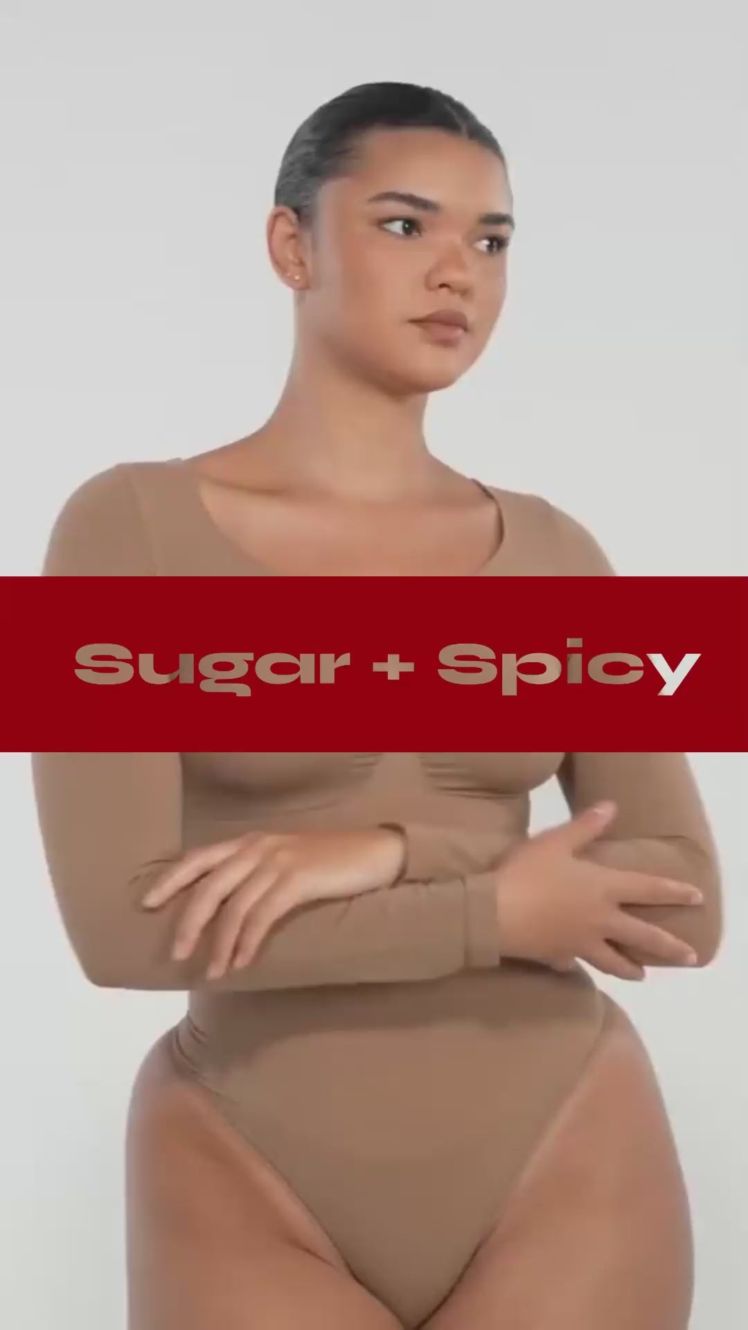 Long Sleeve Sculpting Silhouette Bodysuit