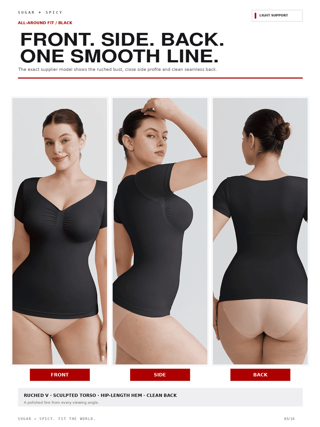 SculptCami Seamless Bust-Support Tummy-Control Camisole