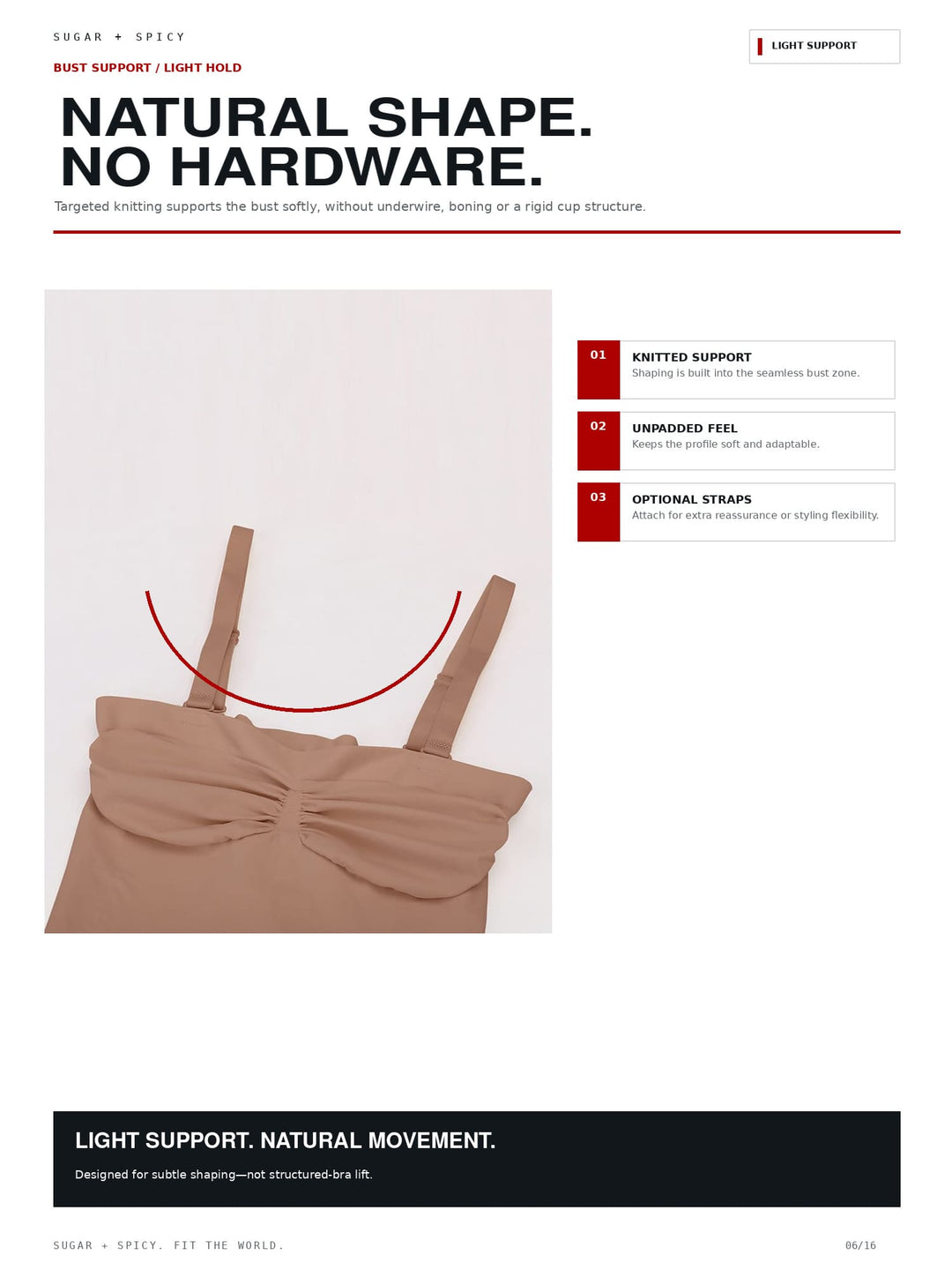 SculptBare Seamless Strapless Tummy-Control Thong Bodysuit