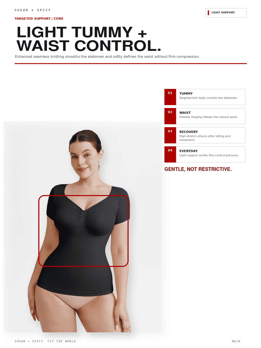 SculptCami Seamless Bust-Support Tummy-Control Camisole