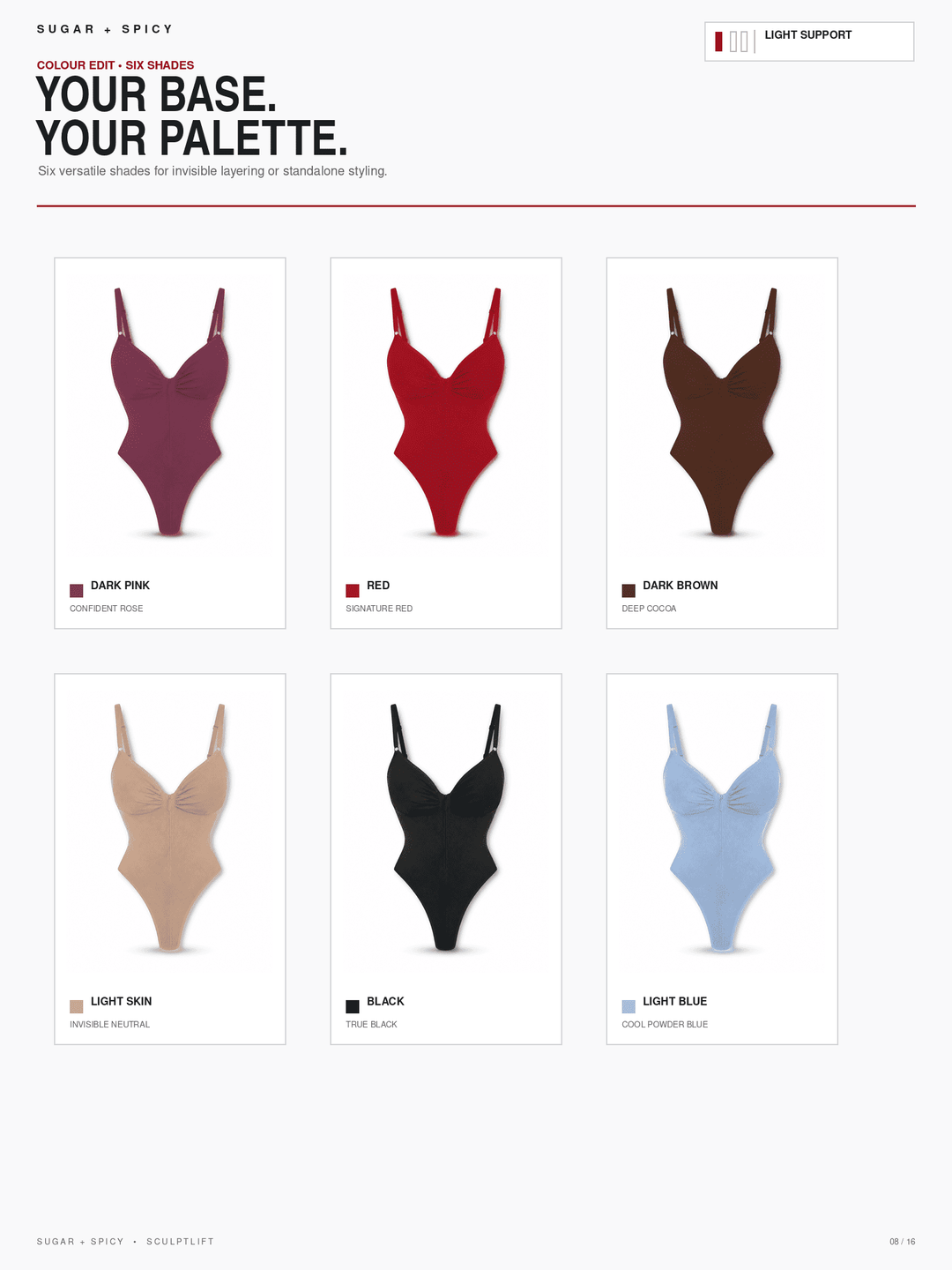 SculptLift Seamless Plunge Thong Bodysuit