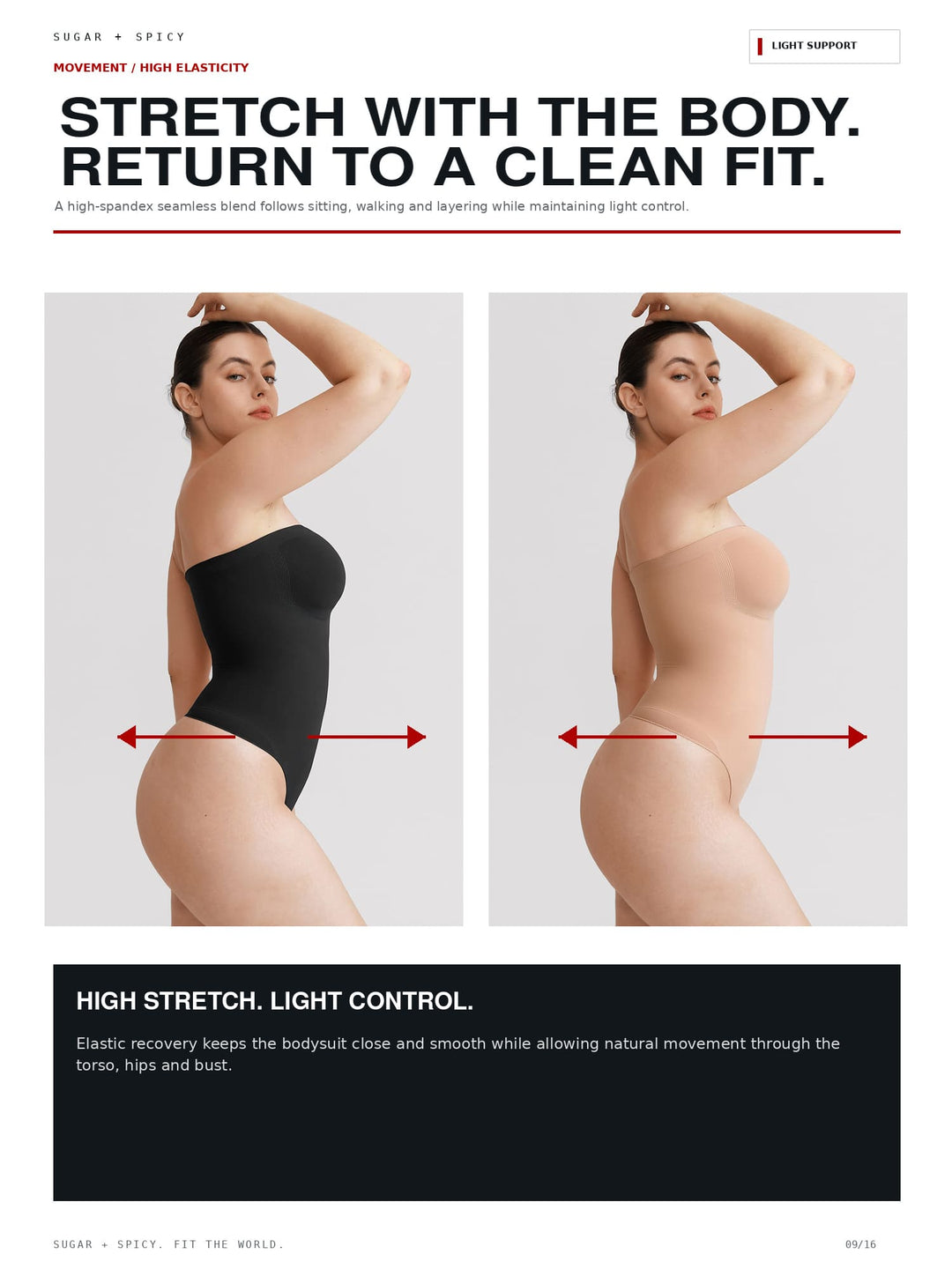 SculptBare Seamless Strapless Tummy-Control Thong Bodysuit