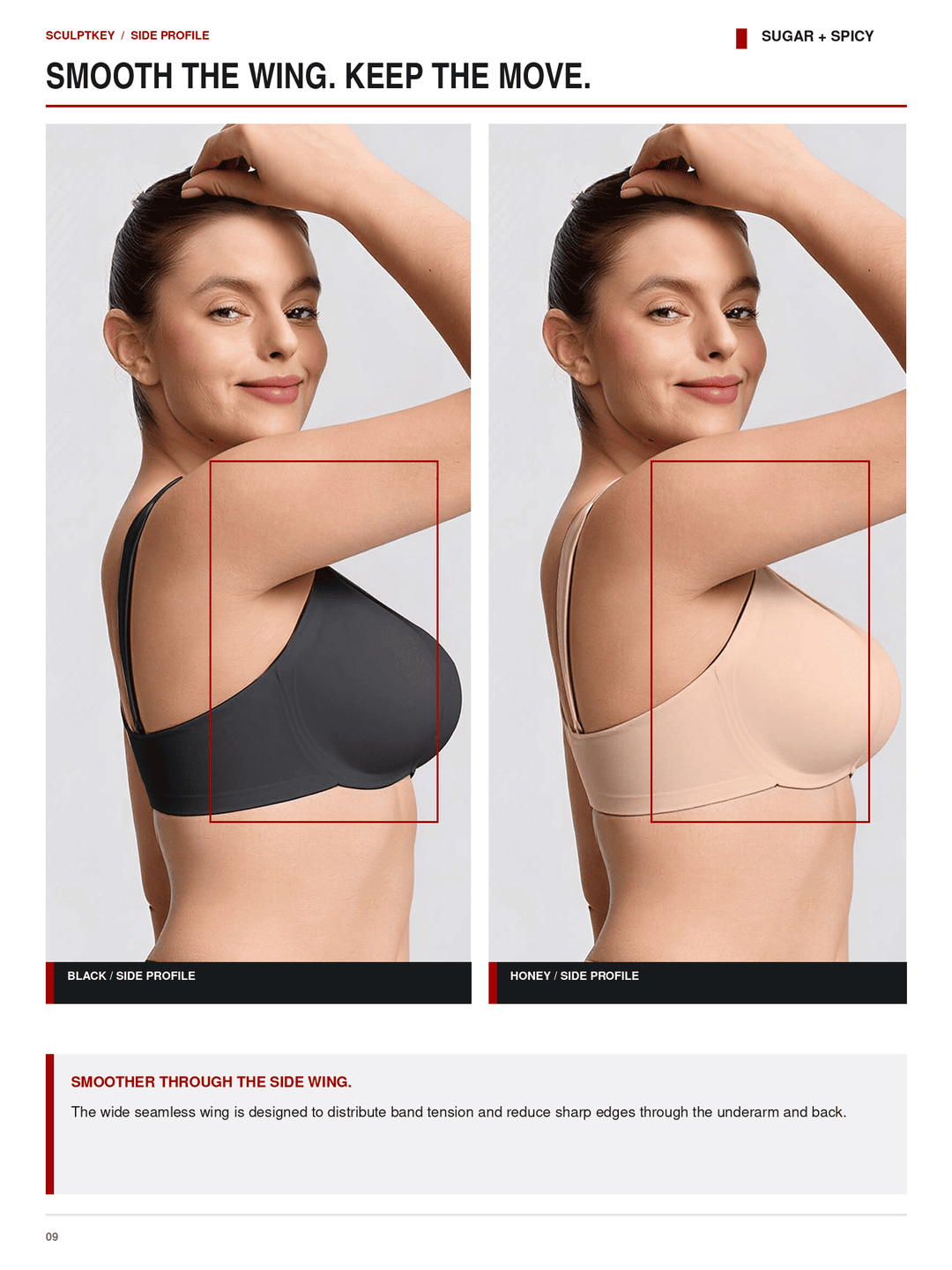 SculptKey Seamless Keyhole Wireless Medium-Support Bra