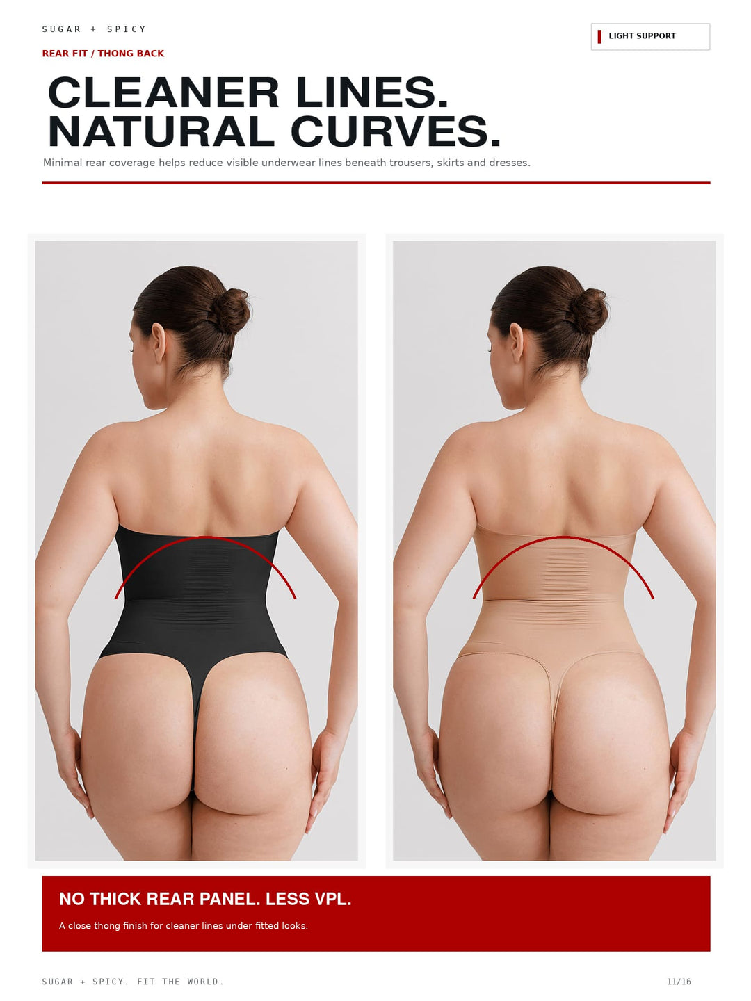 SculptBare Seamless Strapless Tummy-Control Thong Bodysuit