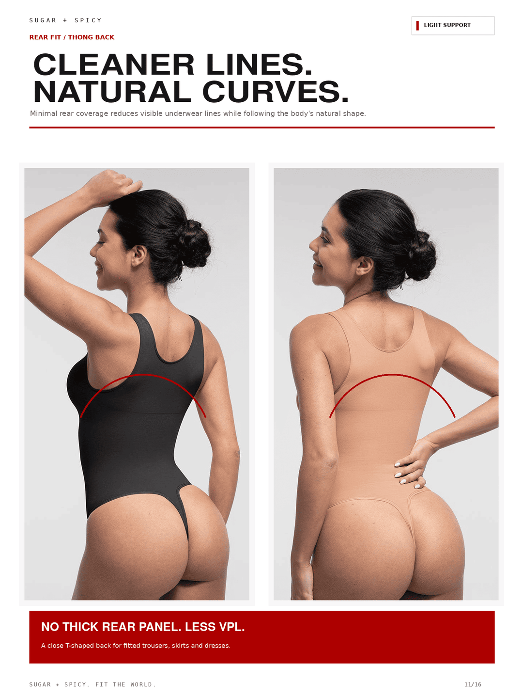 SculptGem Seamless Diamond-Neck Bust-Support Thong Bodysuit
