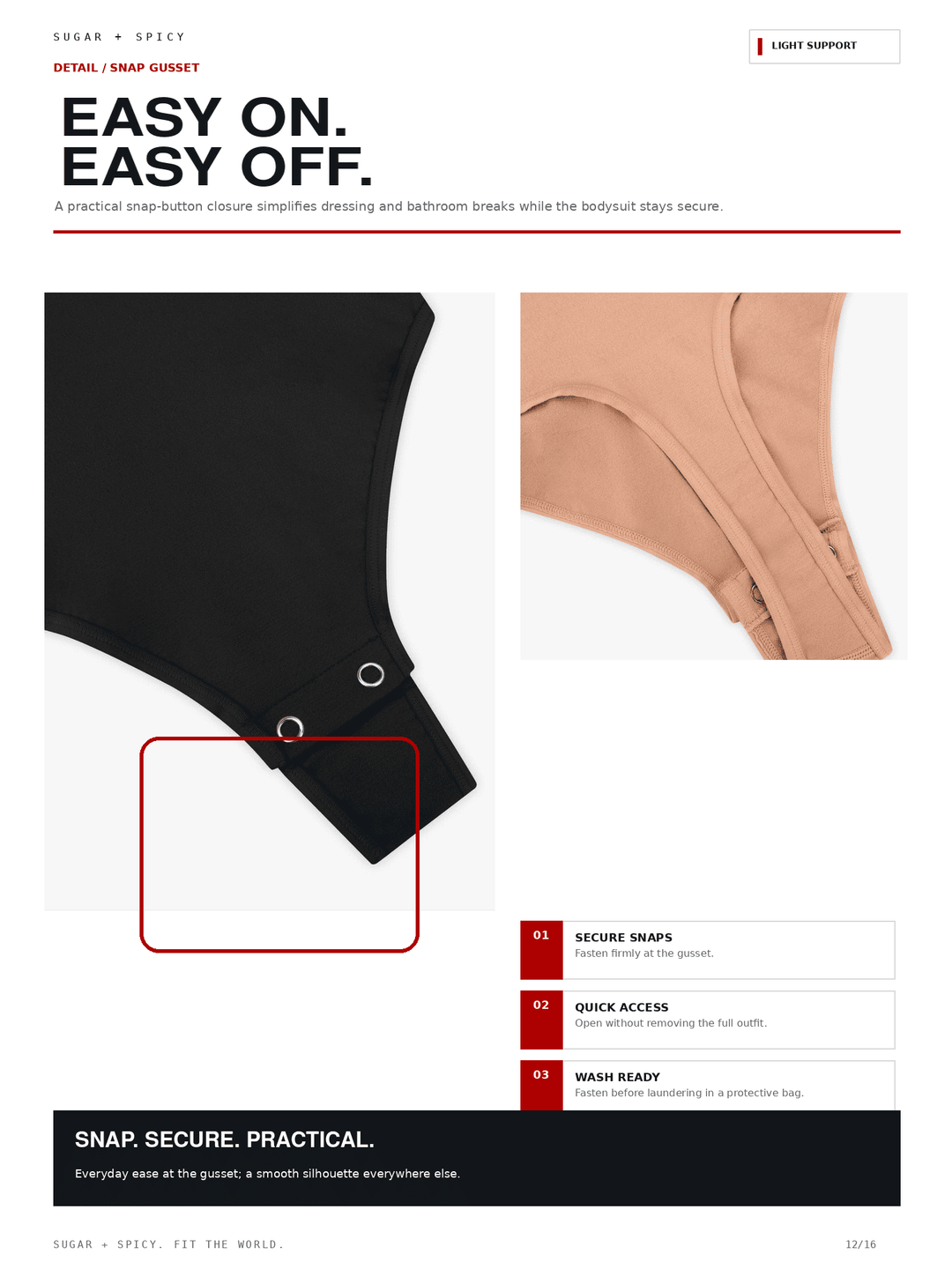 SculptGem Seamless Diamond-Neck Bust-Support Thong Bodysuit