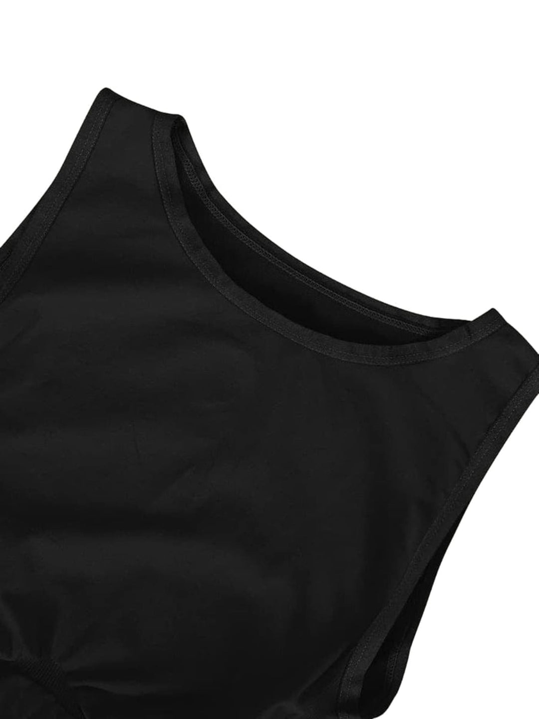 EcoSculpt Seamless Crew-Neck Tummy-Control Thong Bodysuit