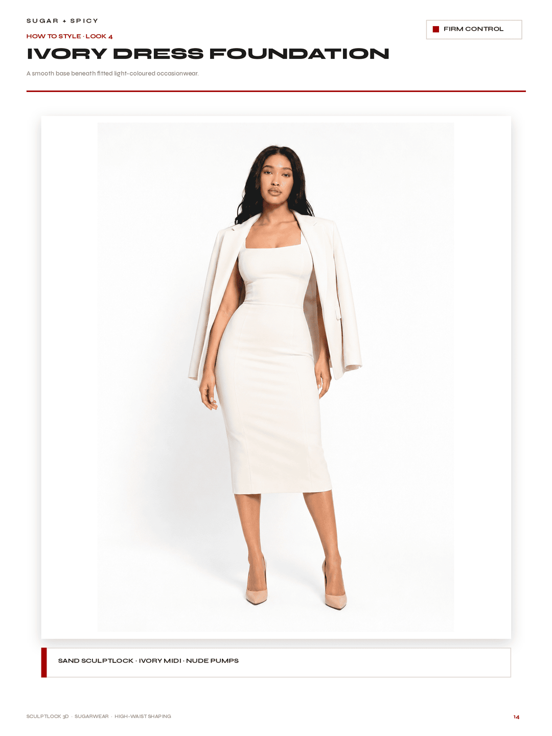 SculptLock 3D High-Waisted Open-Bust Body Shaper