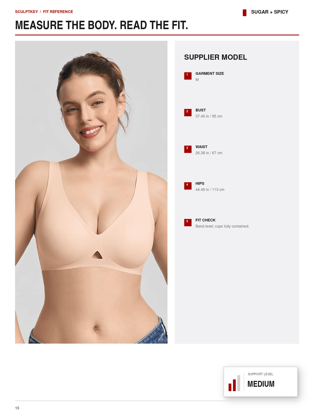 SculptKey Seamless Keyhole Wireless Medium-Support Bra
