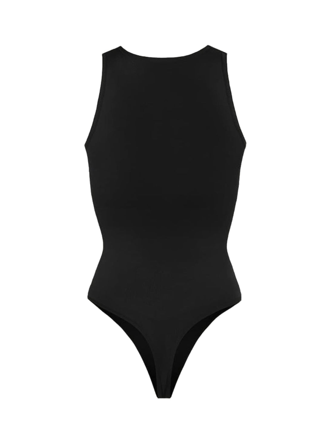 EcoSculpt Seamless Crew-Neck Tummy-Control Thong Bodysuit