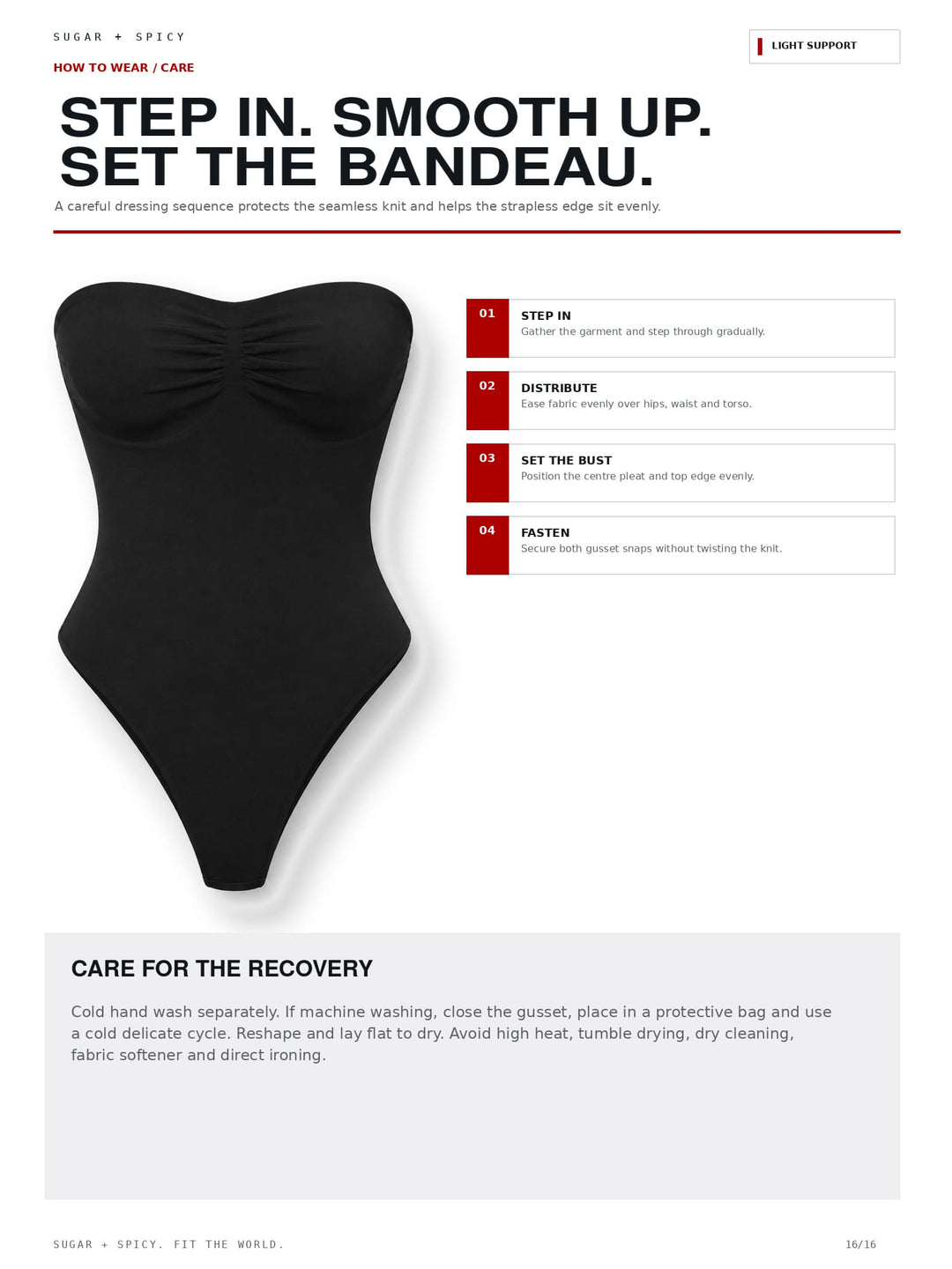 SculptBare Seamless Strapless Tummy-Control Thong Bodysuit