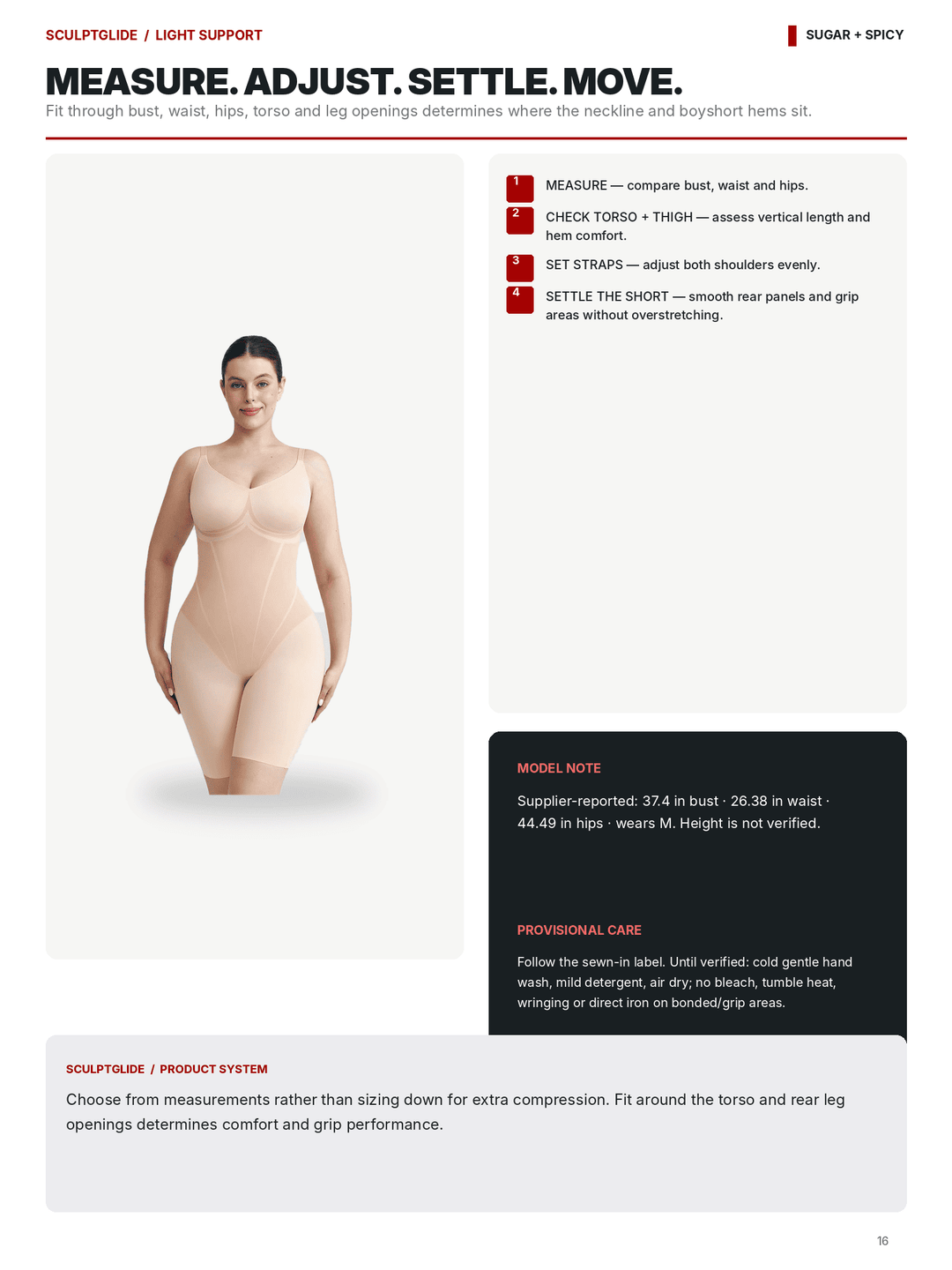 Instructional sizing and fit guide for a footbed product, titled &