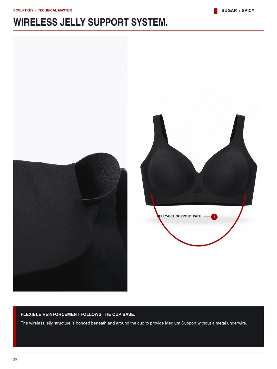 SculptKey Seamless Keyhole Wireless Medium-Support Bra