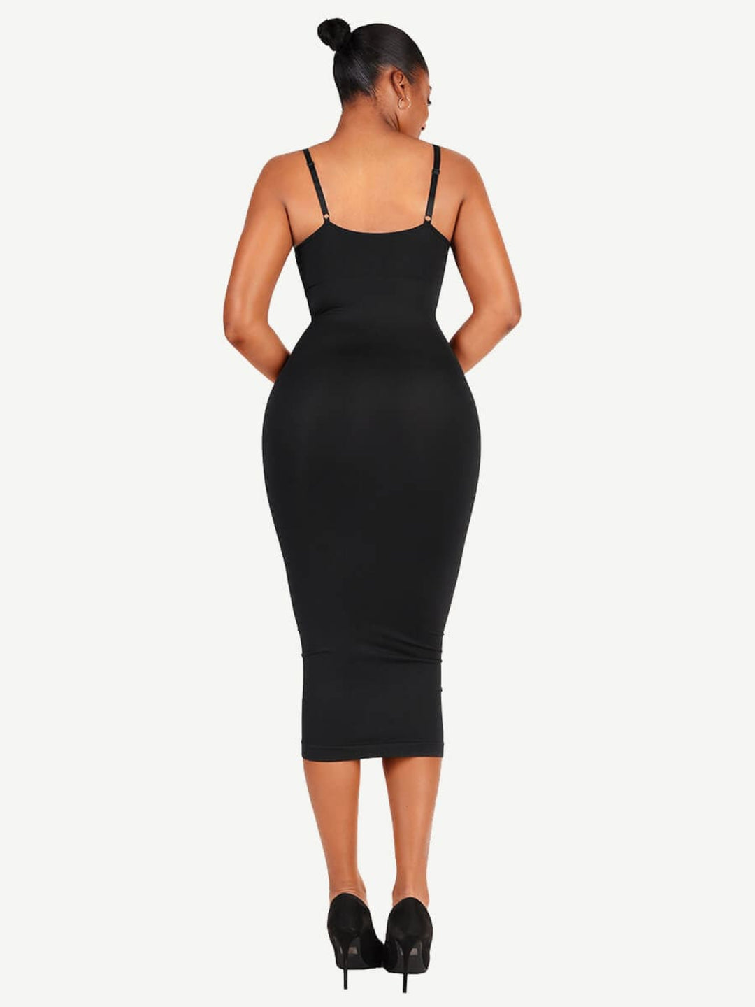 V-neck Maxi Shapewear Dress