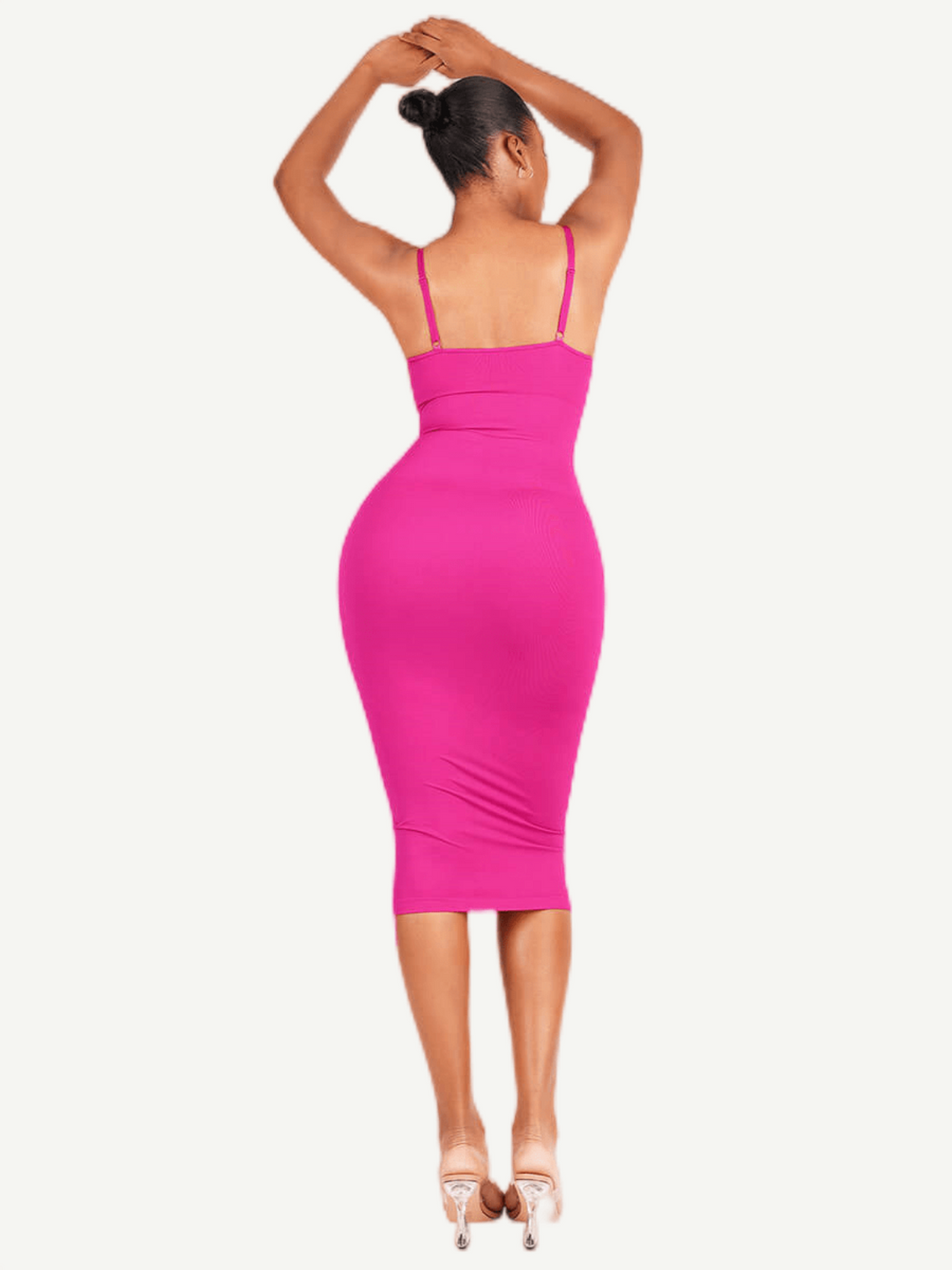 V-neck Maxi Shapewear Dress