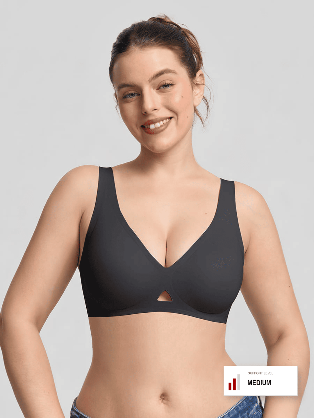 SculptKey Seamless Keyhole Wireless Medium-Support Bra