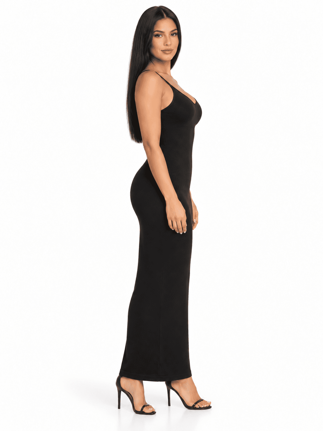 SculptGala V-Neck Maxi Shapewear Dress