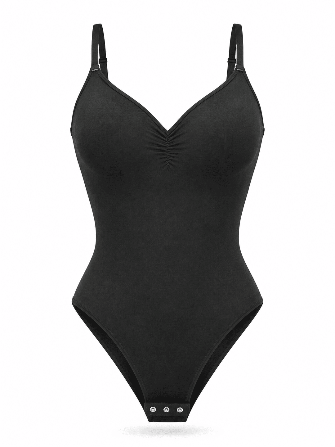 SculptLift Seamless Built-In Bra Tummy-Control Thong Bodysuit
