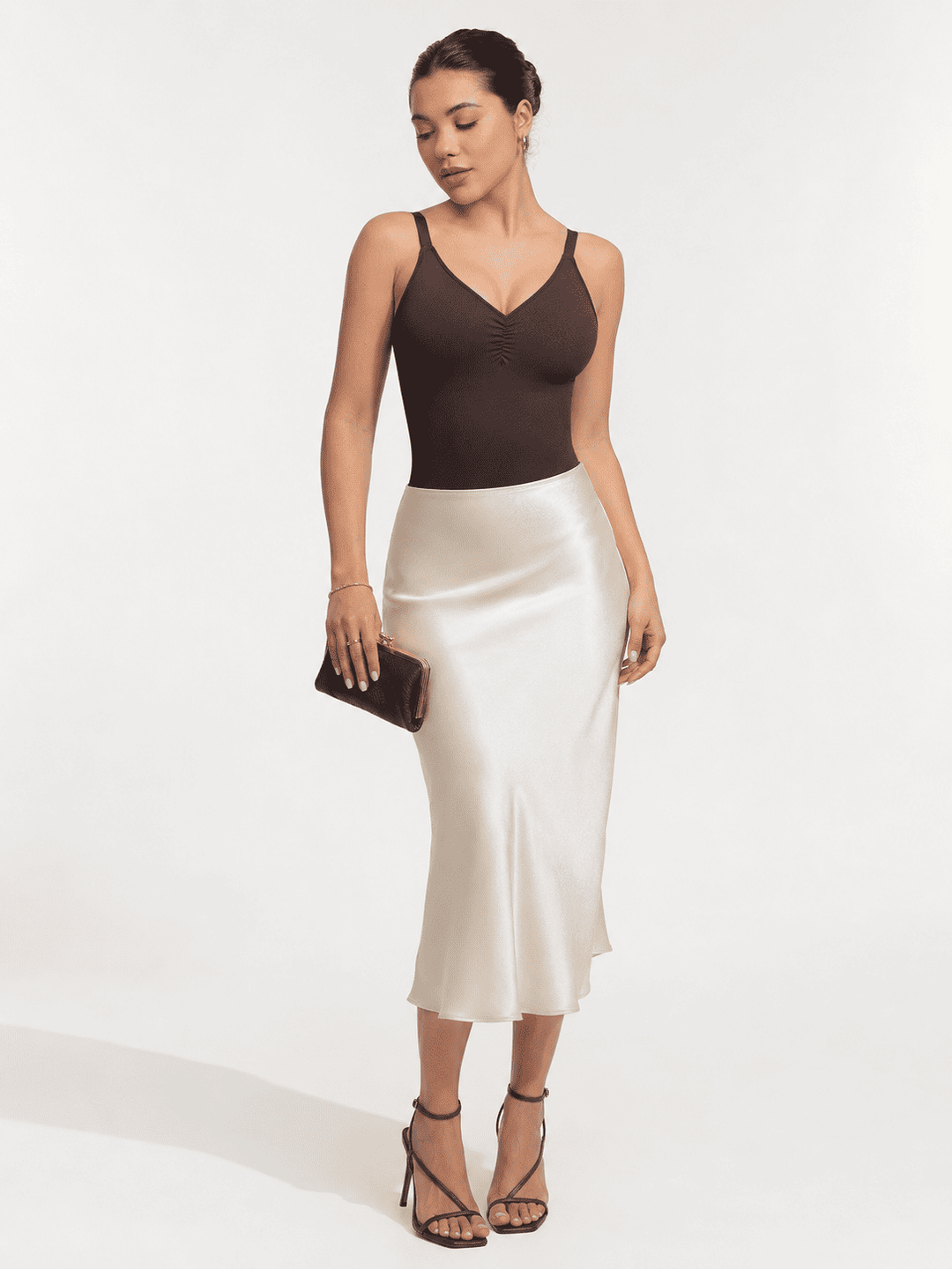 SculptLift Seamless Built-In Bra Tummy-Control Thong Bodysuit
