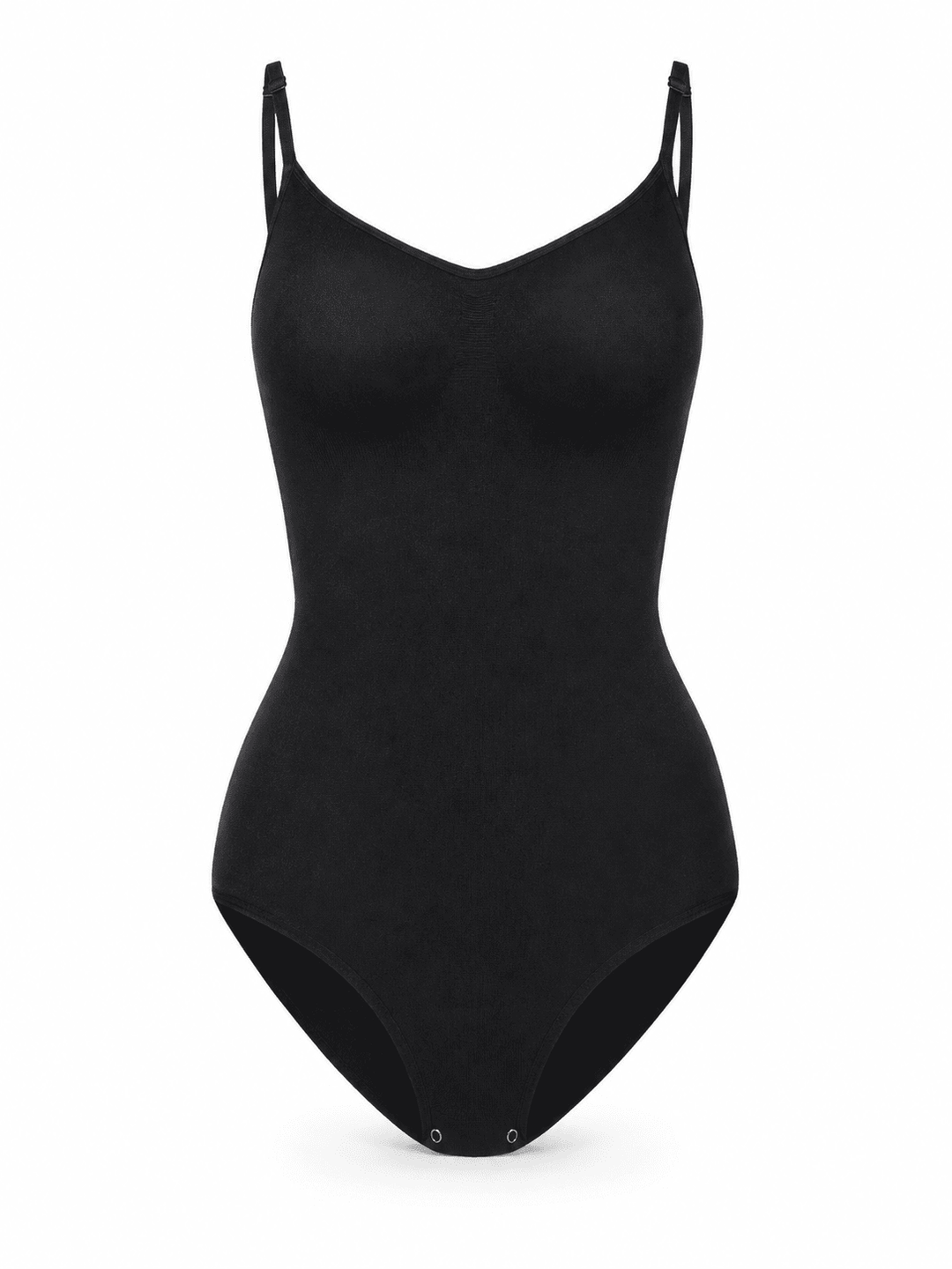 Bare Sculpt Seamless Thong Bodysuit in black, designed for light support and a smooth silhouette.