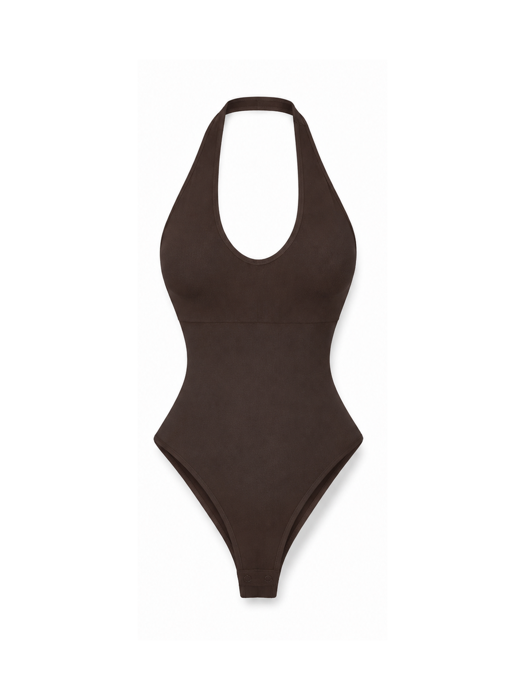 HalterSculpt Seamless Deep-V Halter Thong Bodysuit