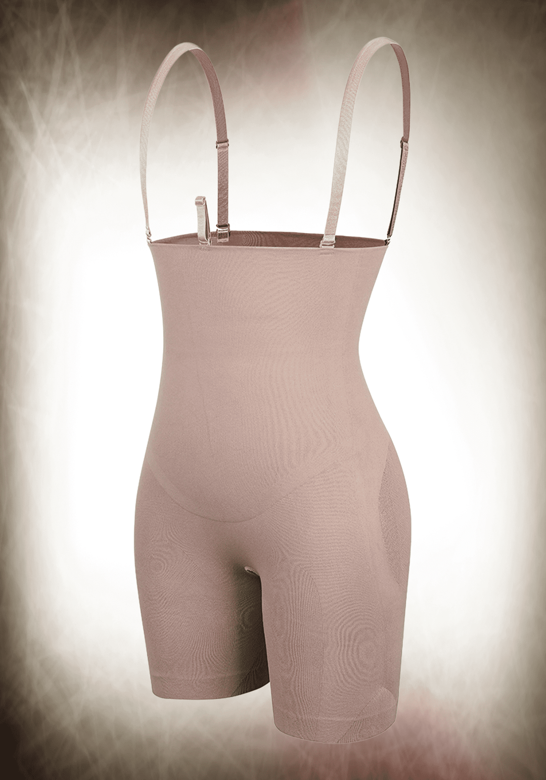 High-waisted Sculpt Bodysuit w/ Bra Clips Tight Fit